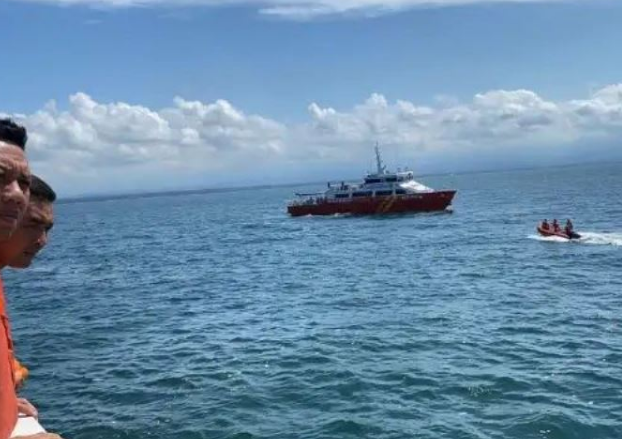 Kondisi KMP Tunu di Dasar Selat Bali