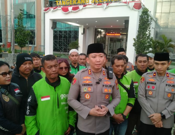 Polres di Tangsel Melakukan Doa Bersama Untuk Affan