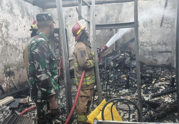 Ibu dan Anak Tewas Karena Kebakaran di Kios Gunungputri