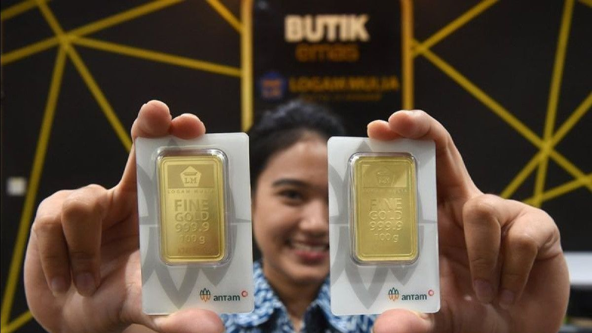 Harga Emas Antam Tembus Rekor Baru Maret