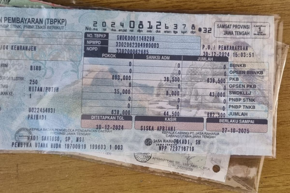 Aturan Pajak Kendaraan Terbaru Mulai Berlaku Tahun Ini